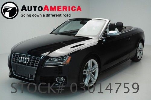 11k low miles audi s5 2011 premium plus 1 one owner convertible leather