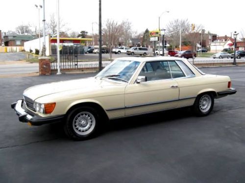 1980 mercedes 450slc - 4 passenger sport touring coupe - 70k - last vintage