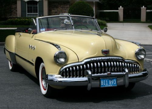 Elegant, restored survivor - 1949 buick super convertible - 54k orig mi