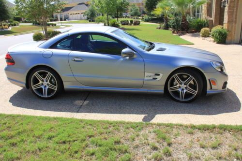 2011 Mercedes Benz SL63 AMG High Performance Roadster Magno Alanite (Matte) Grey, US $65,500.00, image 3