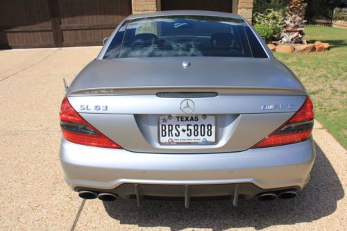 2011 Mercedes Benz SL63 AMG High Performance Roadster Magno Alanite (Matte) Grey, US $65,500.00, image 6