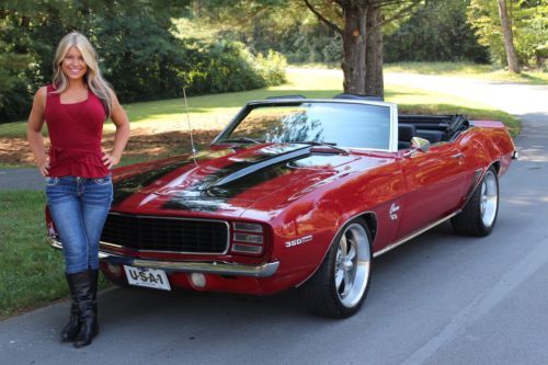 1969 chevy camaro rs x11 convertible matching #s sb ps pb bargain buy video