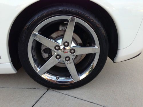 2008 Corvette Convertible, white with ebony and linen seats, loaded 35,500, image 5