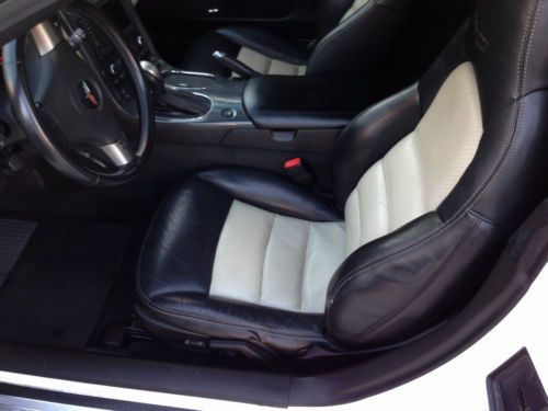 2008 Corvette Convertible, white with ebony and linen seats, loaded 35,500, image 7