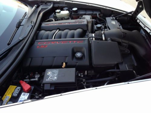 2008 Corvette Convertible, white with ebony and linen seats, loaded 35,500, image 13