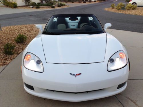 2008 Corvette Convertible, white with ebony and linen seats, loaded 35,500, image 17