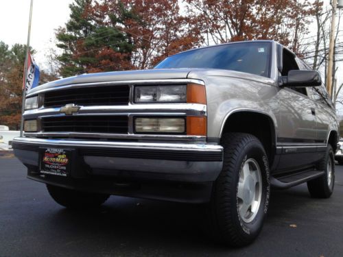 1999 chevrolet two door tahoe ls 4x4. 52k original miles, very rare and clean!