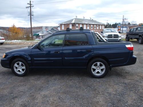4x4 awd baja subaru automatic 4 dr blue pick up 4cyl 2.5l crew cab
