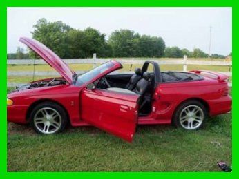 1995 ford mustang gt 5l v8 16v manual convertible low miles cd