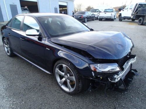 2011 audi s4,salvage, damaged, loaded, damaged, runs and lot drives