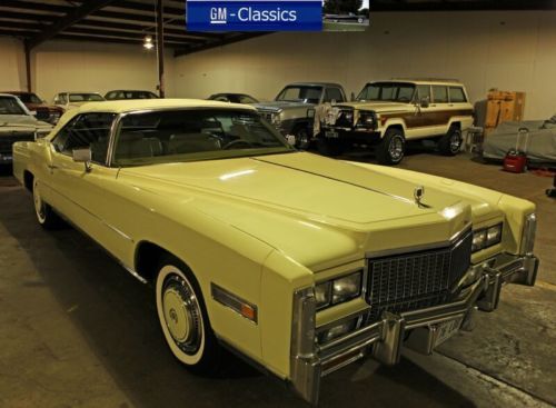 1976 cadillac eldorado convertible as new - 77 miles - #1 concourse car