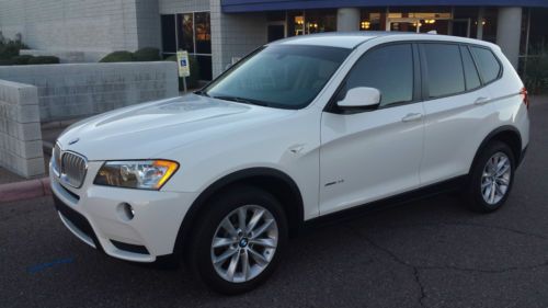 2013 bmw x3 xdrive28i sport utility 4-door 2.0l 4607 miles