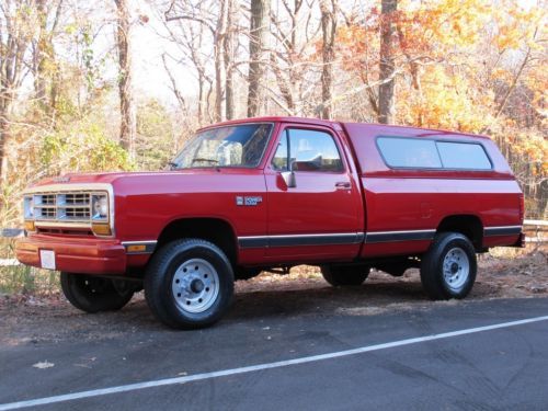 1989 dodge w250 diesel 4x4 pickup truck ... 23,880 original miles