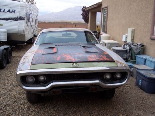 1971 Plymouth Road Runner 383/ 4 Speed Project Car, P/S, Mopar Big Block, CHEAP, image 3