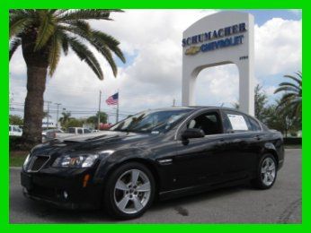 09 certified black 6l v8 automatic sedan *premium package *heated leather seats