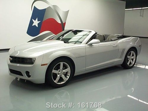 2011 chevy camaro 2lt convertible auto leather hud 42k! texas direct auto