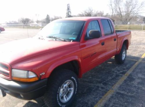 2000 dodge dakota 4x4 crew cab 30 v8 rare truck one owner