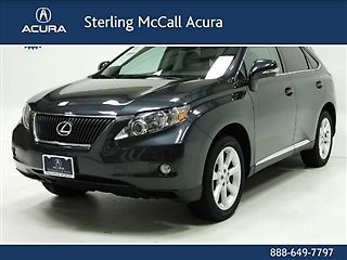 2010 lexus rx 350 awd suv navi snrf lthr 6cd heated/cooled seats back up camera!