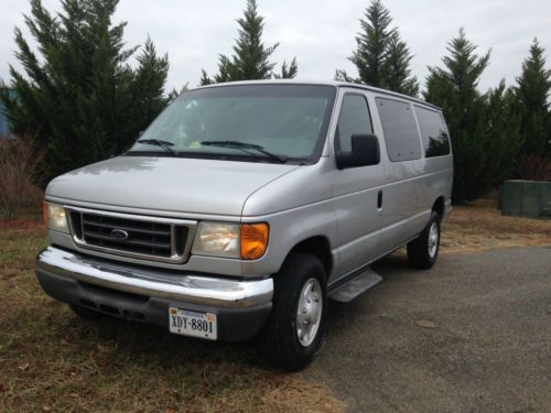 2006 ford e-350 super duty xlt club wagon passenger van 5.4l