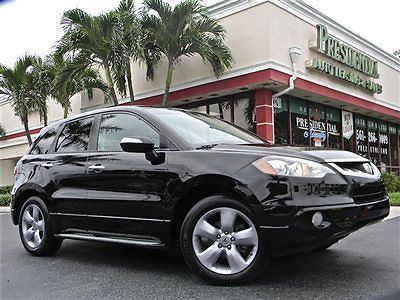 2009 acura rdx turbo tech awd sunroof navigation backup camera running boards