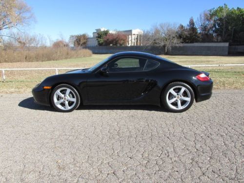 08 cayman coupe black/tan leather 38k all power immaculate
