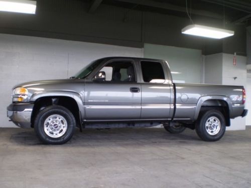 2002 gmc sierra 2500hd ext cab 4wd 6.0l vortec, auto, 124k