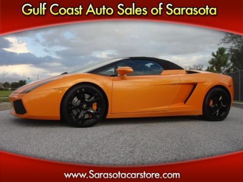 2007 lamborghini spyder! carfax cert! look!