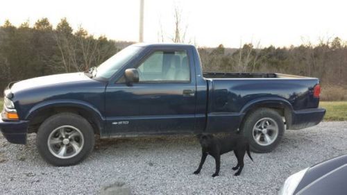 2000 chevy s10 blue stepside runs great was daily driver.