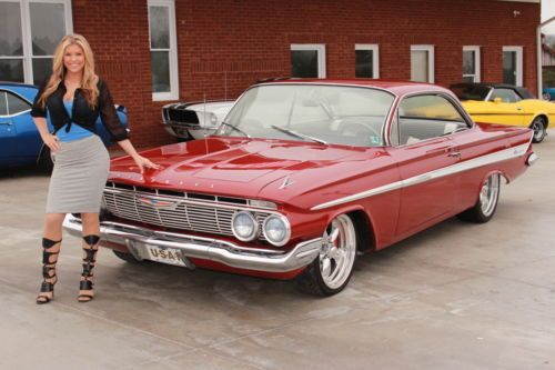 1961 chevy impala bubble top 41k orig miles 4wdb air ride drilld slotted rotors
