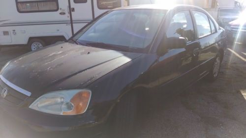 2001 honda civic lx 162,141 miles have key starts &amp; runs rebuilt salvage title