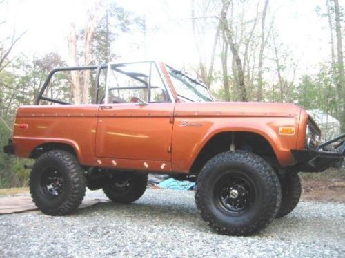 1973 ford bronco ranger- v8 302, 4x4, uncut body no rust