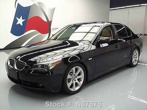 2005 bmw 545i sedan sport auto sunroof nav hud only 84k texas direct auto