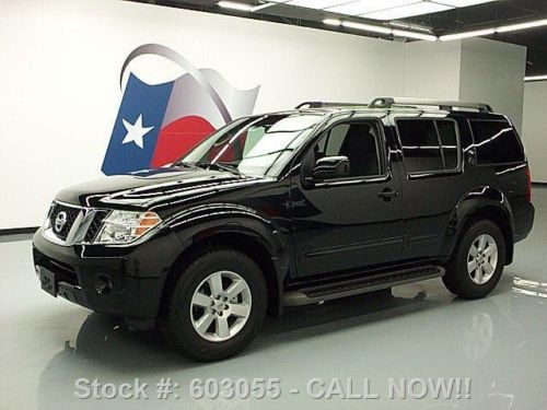 2009 nissan pathfinder s 4.0l v6 3rd row alloys 75k mi texas direct auto