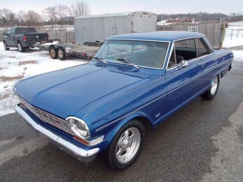 1963 chevrolet nova, true ss, 350 at 12 bolt, disc, chevy ii, excond, low resrve