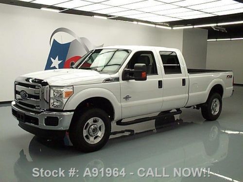 2012 ford f-350 crew fx4 4x4 diesel long bed 6-pass 56k texas direct auto