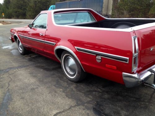 1977 ford ranchero 500 standard cab pickup 2-door 6.6l