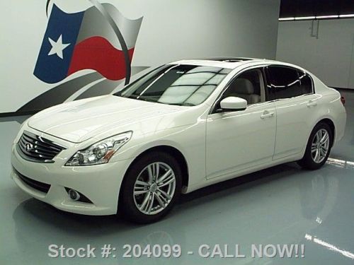 2010 infiniti g37 journey sunroof nav rearview cam 52k texas direct auto