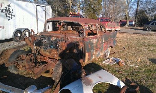 1957 chevrolet 2 door post no reserve