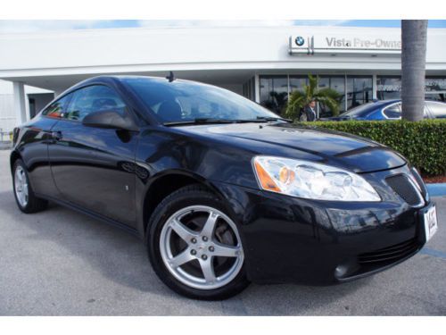 Pontiac fans low mile g6 coupe black with black just serviced