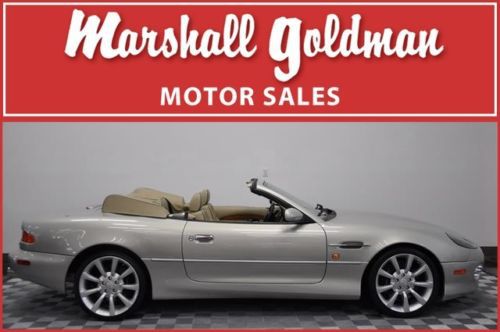 2003 aston martin db7 vantage volante conv&#039;t designo silver fawn leather  6000 m