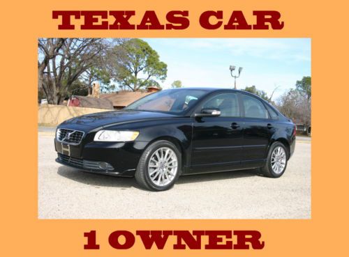 2009 volvo s40 2.4i sedan 4-door 2.4l auto power sun roof tx car 1owner 85 pics