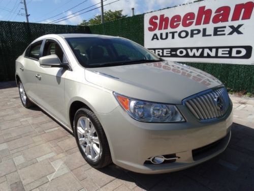 2012 buick lacrosse one owner clean carfax fla driven lthr htd sts wow automatic