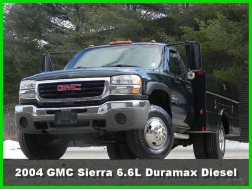 2004 gmc sierra 3500 regular cab 4x4 utility 6.6l lb7 duramax diesel dmax auto