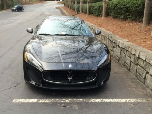 2012 maserati gran turismo mc stradale all carbon fiber package blk/blk 4400mi