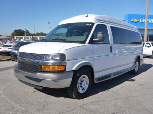 2013 chevy express 15 passenger high top rocky ridge conversion van g3500