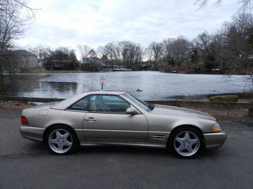 2001 mercedes benz sl500 sport low miles  showroom mint warranty convertible