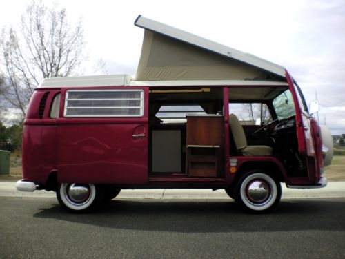 1969 vw westfallia pop top camper full restored