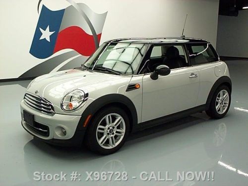 2011 mini cooper 6-speed pano sunroof alloy wheels 36k texas direct auto