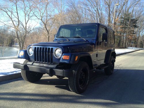 2000 jeep wrangler sahara sport utility 2-door 4.0l