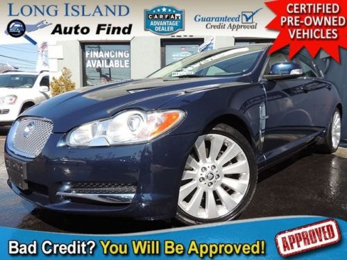 09 jaguar blue alloy leather cruise aux navigation power sunroof v8